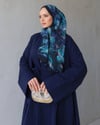 Keten Abaya Takım-Lacivert