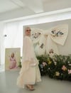 Lora Fırfır Abaya-İnci