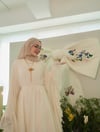 Lora Fırfır Abaya-İnci