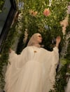 Lora Fırfır Abaya-İnci