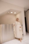 Lora Fırfır Abaya-İnci