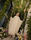 Lora Fırfır Abaya-İnci