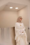 Lora Fırfır Abaya-İnci
