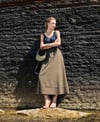 Marina Nervürlü Etek-Haki