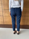 Ön Taşlı Denim Pantolon-Lacivert