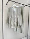 Organze Dantel Detaylı Takım-Mint Yeşili