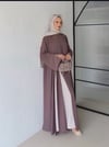 Zahra Parçalı Abaya-Vizon