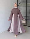 Zahra Parçalı Abaya-Vizon