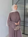 Zahra Parçalı Abaya-Vizon