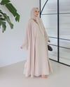 Zarya Abaya Takımı (Abaya-Şal-İç Elbise)-Bej