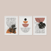 Boho Wall Art 3'lü Tablo Seti