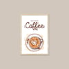 But First Coffee A3 Tablo