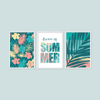 Dream of Summer 3'lü Tablo Seti