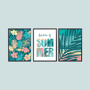 Dream of Summer 3'lü Tablo Seti