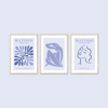 Henri Matisse - The Cut Outs 3'lü Tablo Seti