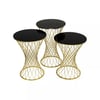 MİMOZA ZİGON SEHPA (GOLD)