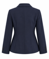 Lacivert Üç Düğmeli Fit Blazer Ceket
