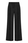 Siyah İnce Gabardin Kemersiz Pantolon