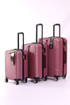 V140 ABS  Yuvarlak Model Kabuk Valiz 3'lü Set