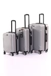 V140 ABS  Yuvarlak Model Kabuk Valiz 3'lü Set
