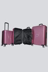 V150 ABS  V- Model Kabuk Valiz 3'lü Set
