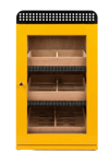 Phum0248 Cohiba Sarı Nokta Desenli Sedir Humidor Puro KutusuPHUM0248Cohiba