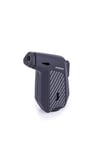Tek Torch Pürmüz Karbon Desenli Mat Siyah Masa Tipi Puro Çakmağı PCM0687