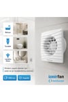 VenteuropeFancy Kapaklı Aspiratör Fan 10 cm – Banyo & Tuvalet Havalandırma