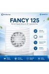 VenteuropeFancy Kapaklı Aspiratör Fan 12.5 cm – Banyo & Tuvalet Havalandırma 125mm