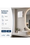 VenteuropeFresh BD 125 – 12,5’luk Sessiz Banyo Aspiratörü – Kapaklı Tuvalet Havalandırma Fanı