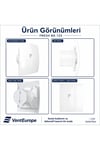 VenteuropeFresh BD 125 – 12,5’luk Sessiz Banyo Aspiratörü – Kapaklı Tuvalet Havalandırma Fanı