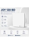 VenteuropeJOY 120 BD – 12 cm Banyo & Tuvalet Aspiratörü | Sessiz ve Güçlü Klapeli Fan