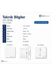 VenteuropeJOY 120 BD – 12 cm Banyo & Tuvalet Aspiratörü | Sessiz ve Güçlü Klapeli Fan
