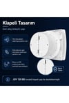 VenteuropeJOY 120 BD – 12 cm Banyo & Tuvalet Aspiratörü | Sessiz ve Güçlü Klapeli Fan