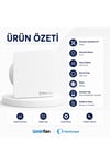 VenteuropeJOY 150 BD (210m³/h) Banyo ve Tuvalet Aspiratörü Banyo Fanı (Klapeli)