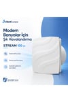 VenteuropeStream 100 BD – 10’luk Sessiz Dekoratif Banyo Aspiratörü – Klapeli Havalandırma Fanı