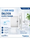 VenteuropeStream 100 BD – 10’luk Sessiz Dekoratif Banyo Aspiratörü – Klapeli Havalandırma Fanı