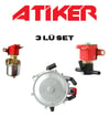 Lpg Karbüratörlü Beyin RegülatörATİKERAtiker 90 kw Karbüratöelü Regulatör Gaz Kesici Benzin Kesici 3'Lü SetAtiker 90 kw Karbüratöelü Regulatör Gaz Kesici Benzin Kesici 3'Lü Set