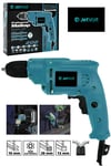JetVolt 240V 60Hz Profesional 580W Metal Şanzıman 10mm Elektrikli Matkap - Mavi