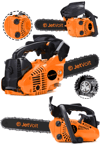 JetVolt 25cc Mini Benzinli Testere Ağaç Odun Dal Budama Ve Kesme Testeresi Hızar Motoru - Turuncu