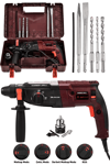 JetVolt 850W Metal Şanzıman Darbeli Matkap Kırıcı Delici Hilti 2-28mm - Kırmızı