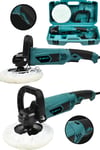 JetVolt Devir Ayarlı Polisaj Makinesi 6 Kademeli Pasta Cila Kiti 1300 Watt 180 mm - Mavi