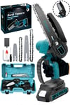 JetVolt Profesonel Metal Dişli 18V 1.5Ah Şarjlı Dal Budama Testeresi - Mavi