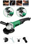 JetVolt Profesyonel 1200W Avuç Taşlama Makinesi 125mm 6 Kademeli Uzun Kuyruk - Yeşil