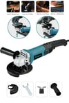 JetVolt Profesyonel 1200W Avuç Taşlama Makinesi 125mm 6 Kademeli Uzun Kuyruk - Mavi