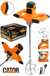 JetVolt Profesyonel 1800W Devir Ayarlı Elektrikli Alçı Boya Ve Harç Karıştırıcı Mikser - Turuncu