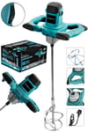 JetVolt Profesyonel 1800W Devir Ayarlı Elektrikli Alçı Boya Ve Harç Karıştırıcı Mikser - Mavi