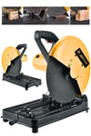 JetVolt Profesyonel 2000W 355mm Bakır Sargılı Metal Şanzıman Profil Metal Kesme Makinesi - Sarı