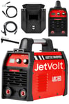 JetVolt Profesyonel 250 Amper Bakır Sargı Dijital Göstergeli Inverter Çanta Kaynak Makinesi - Kırmızı