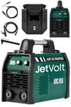 JetVolt Profesyonel 250 Amper Bakır Sargı Dijital Göstergeli Inverter Çanta Kaynak Makinesi - Yeşil